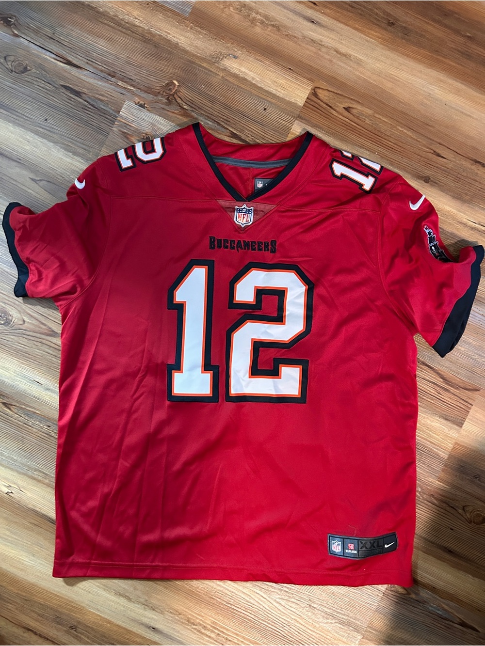 Buccaneers #12 Red NFL Jersey